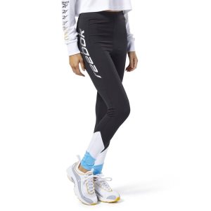 Reebok Classic Advance Leggings Damen - Schwarz - DE 985-TWH